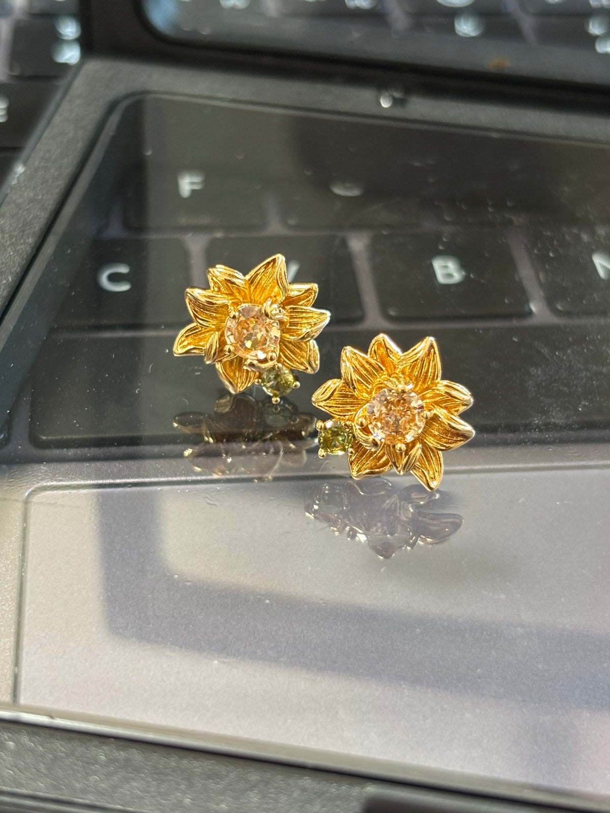Tighnari Inspired Flower and Leaf Earrings