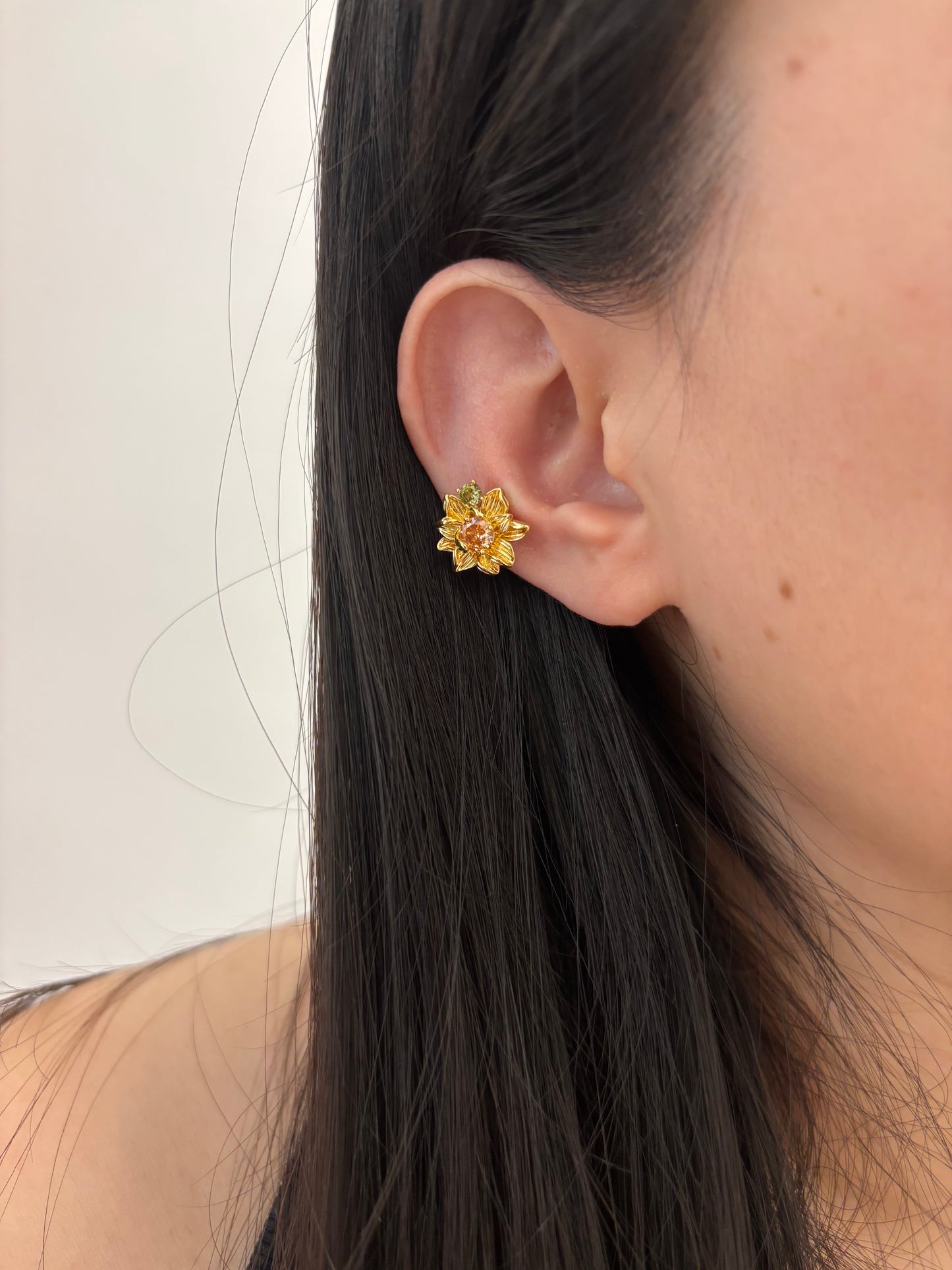 Tighnari Inspired Flower and Leaf Earrings