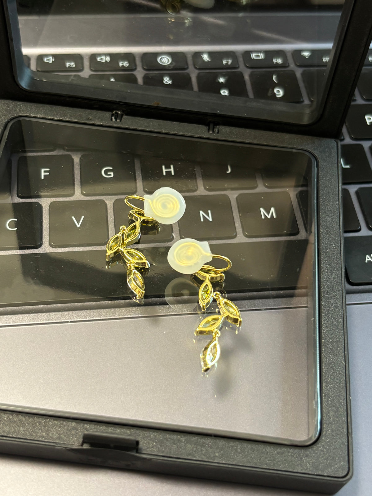 Tighnari Inspired Flower and Leaf Earrings
