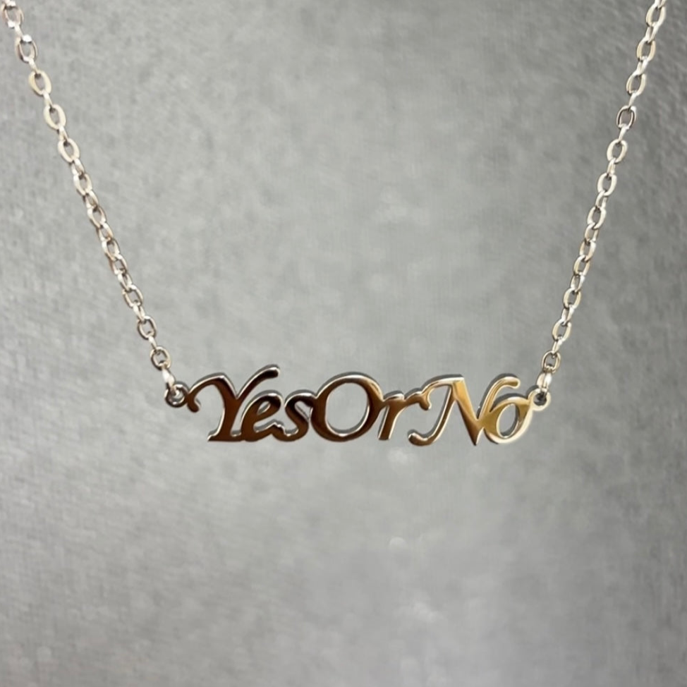 YES OR NO Necklace