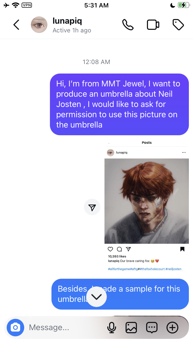 AFTG Neil Josten Taschenschirm