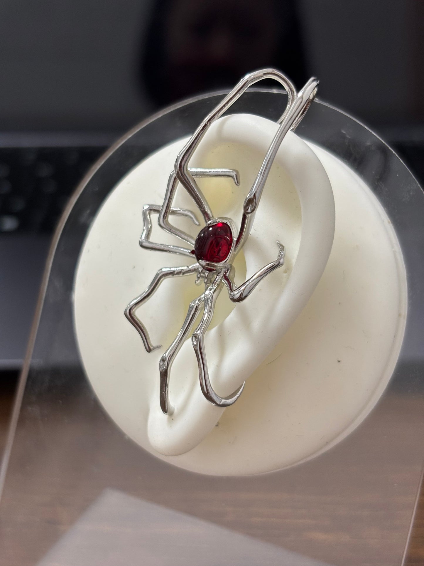 High Quality Goth Designer Spider Crawling Earring[Single One]