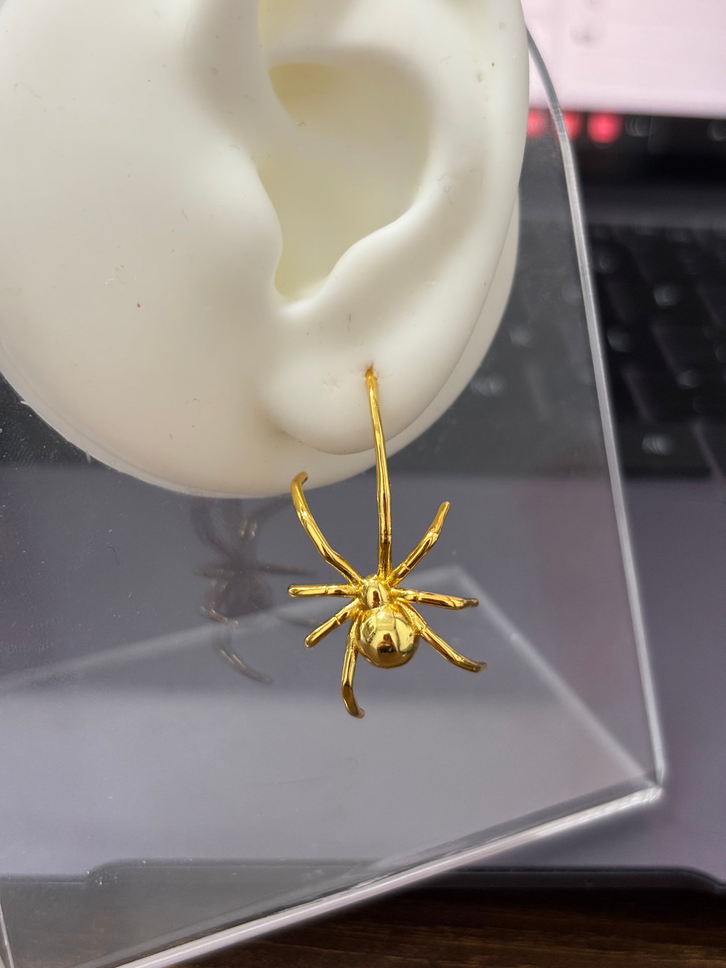 Designer Spider Hook Earrings