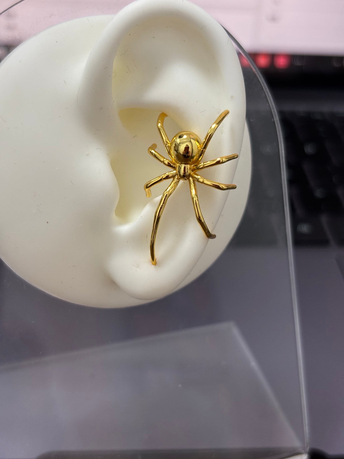 Designer Spider Hook Earrings