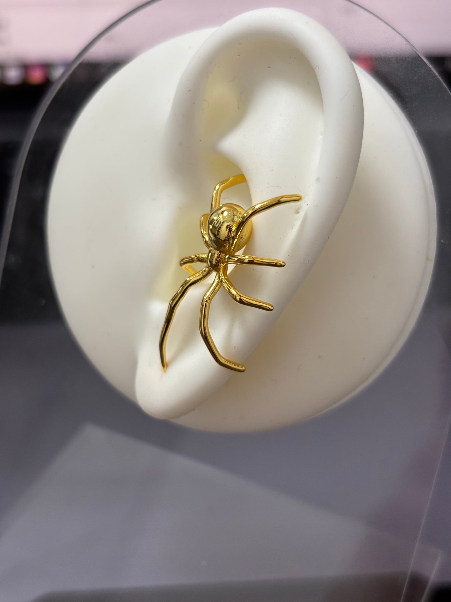 Designer Spider Hook Earrings
