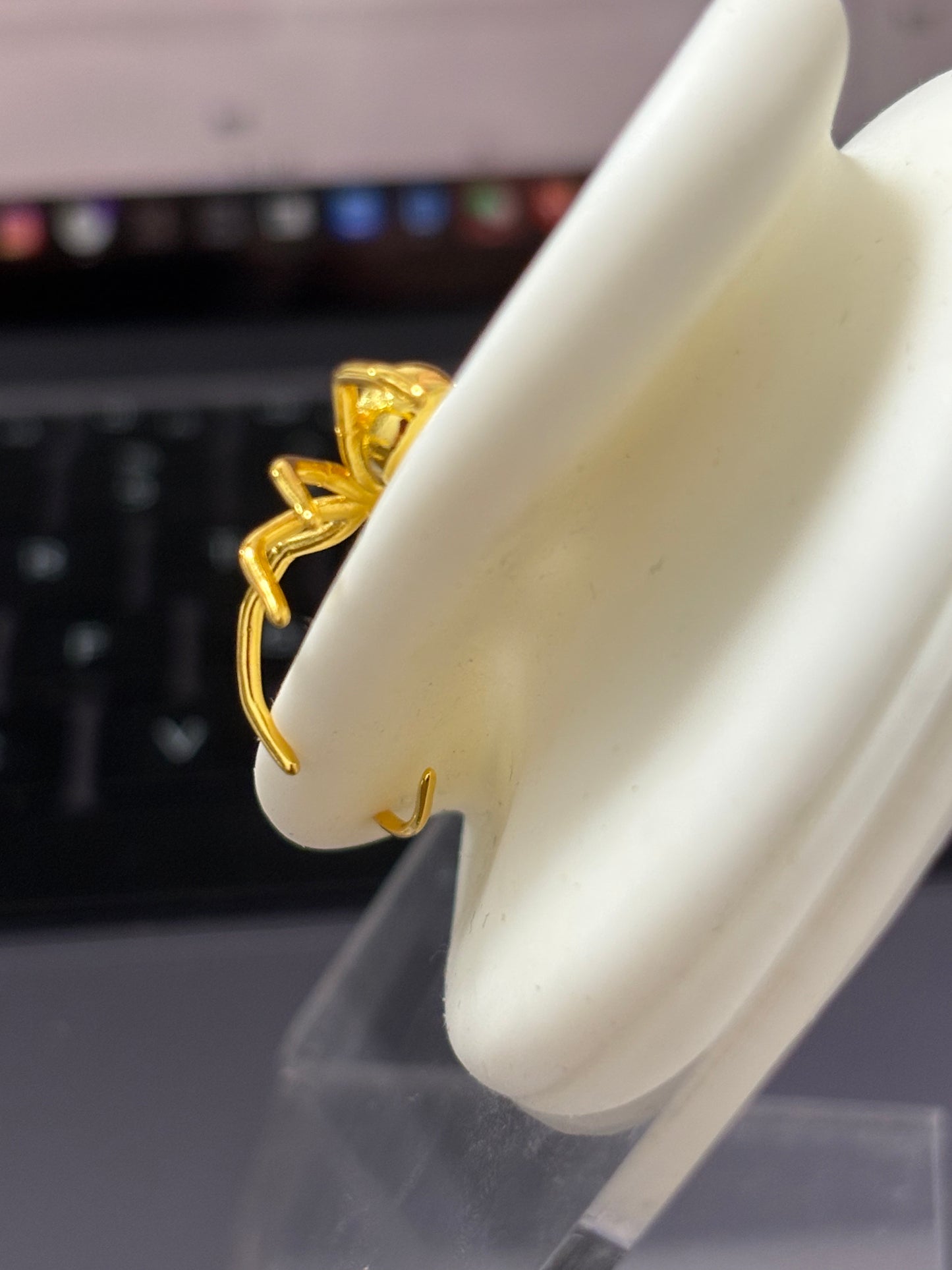 Designer Spider Hook Earrings