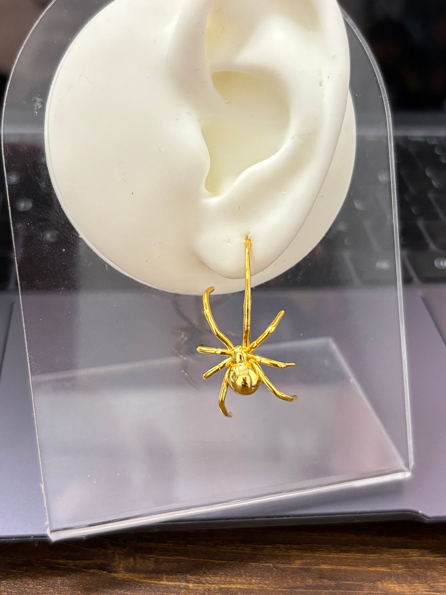 Designer Spider Hook Earrings