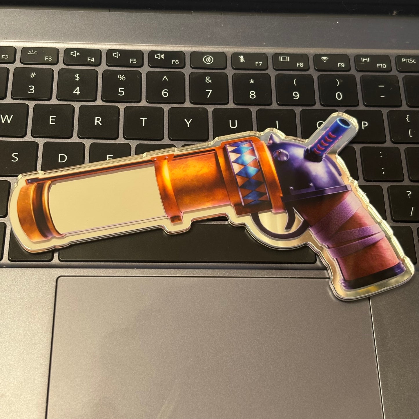 Acrylic Gun Style Mirror for Jinx Arcane · Fan-made