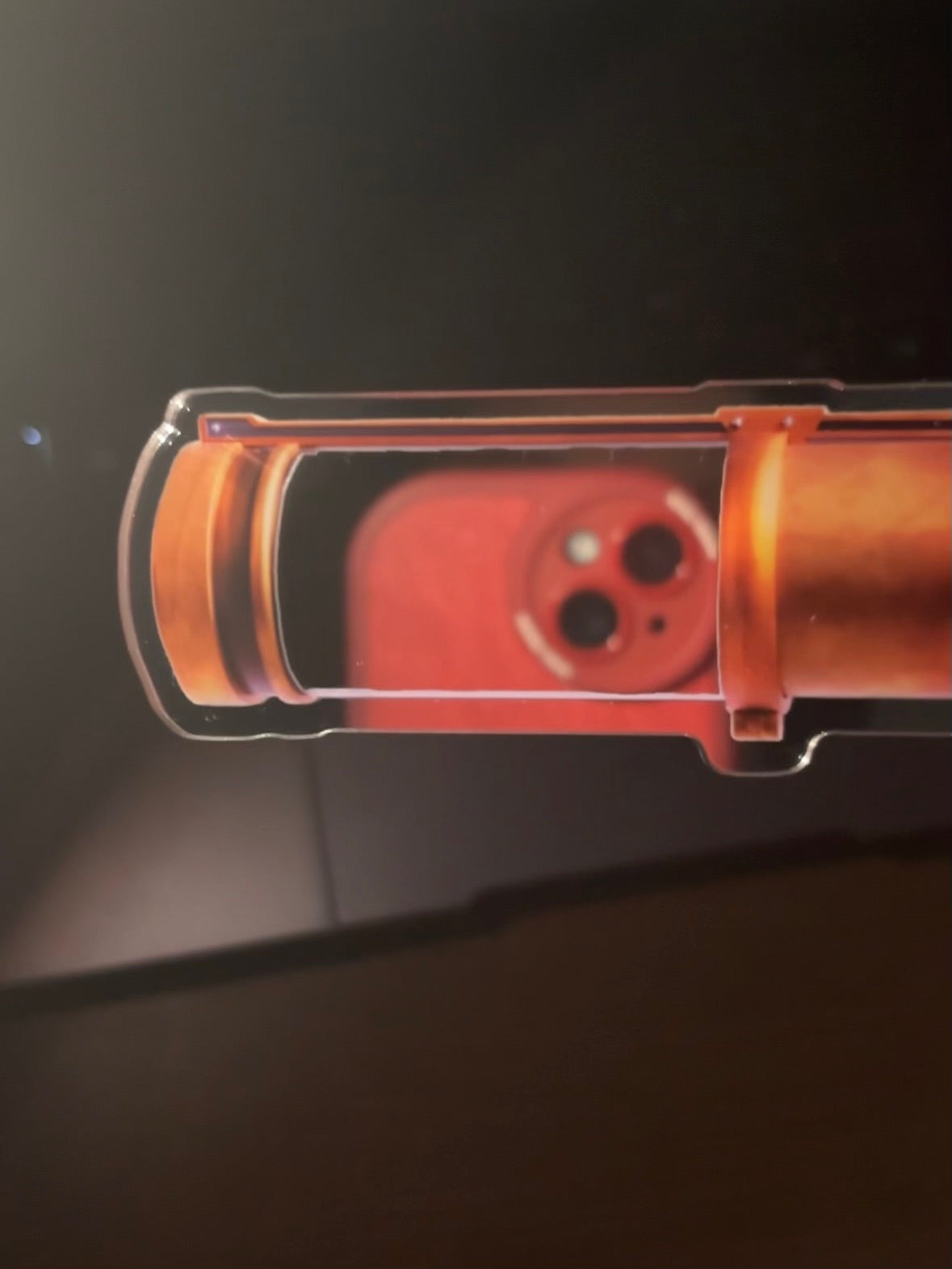 Acrylic Gun Style Mirror for Jinx Arcane · Fan-made