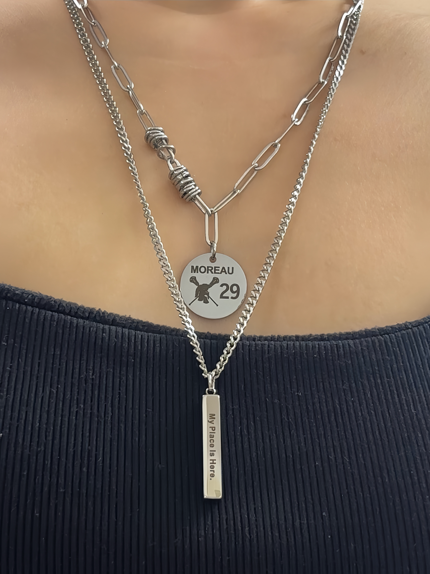 AFTG USC Jean Moreau & Jeremy Knox Necklace