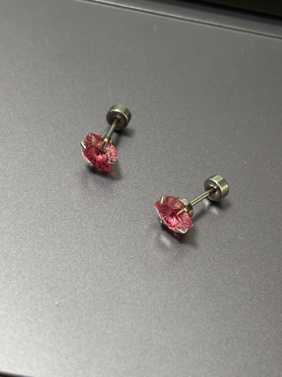 Ronova Inspired Red Eye Stud Earrings