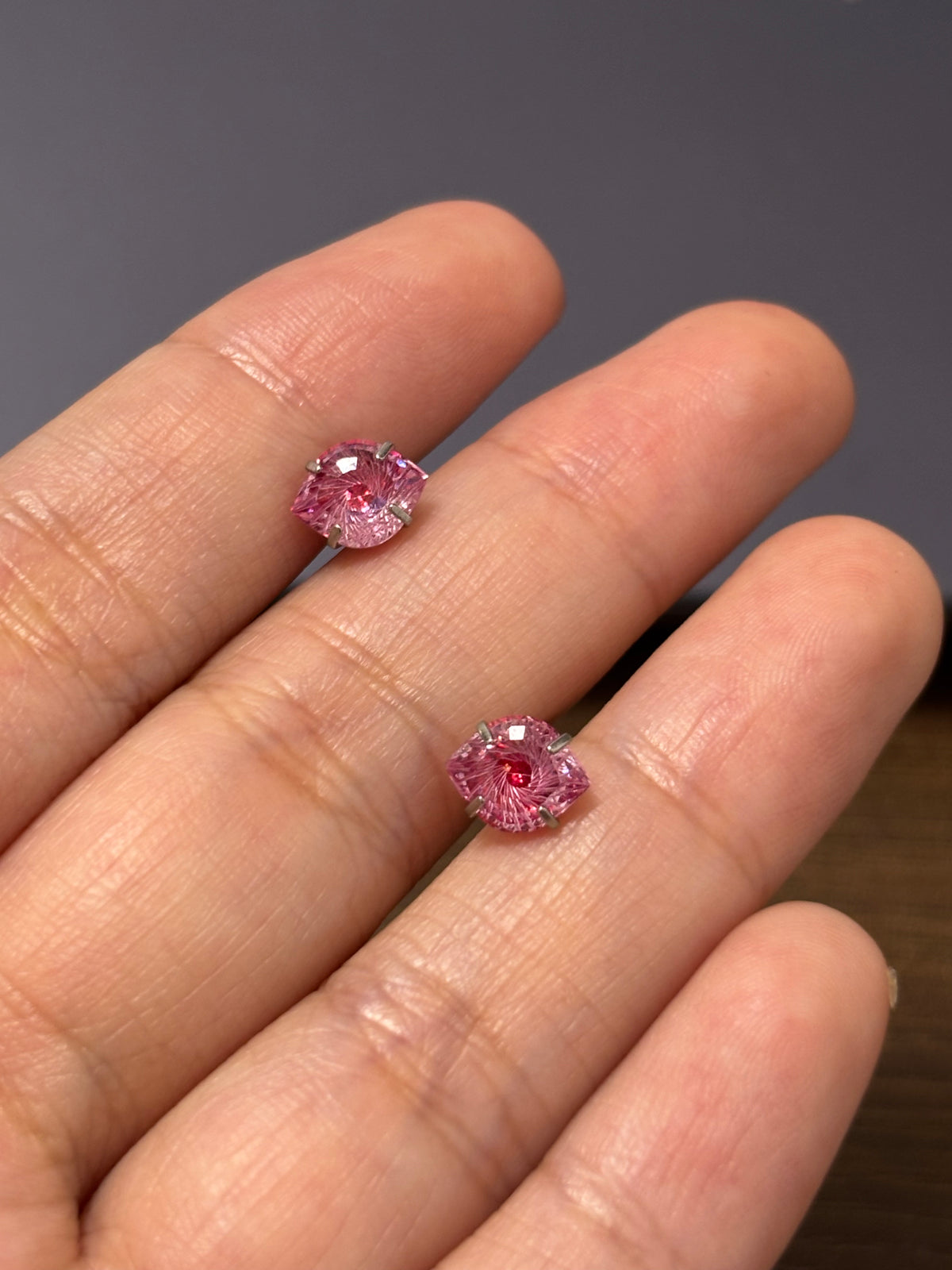 Ronova Inspired Red Eye Stud Earrings