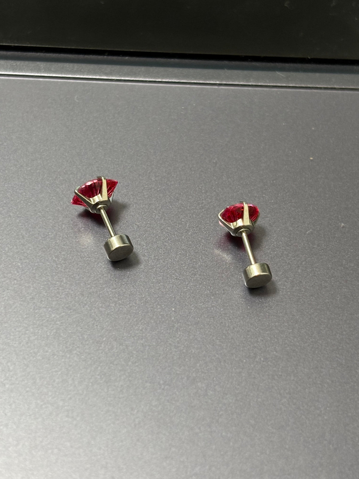 Ronova Inspired Red Eye Stud Earrings