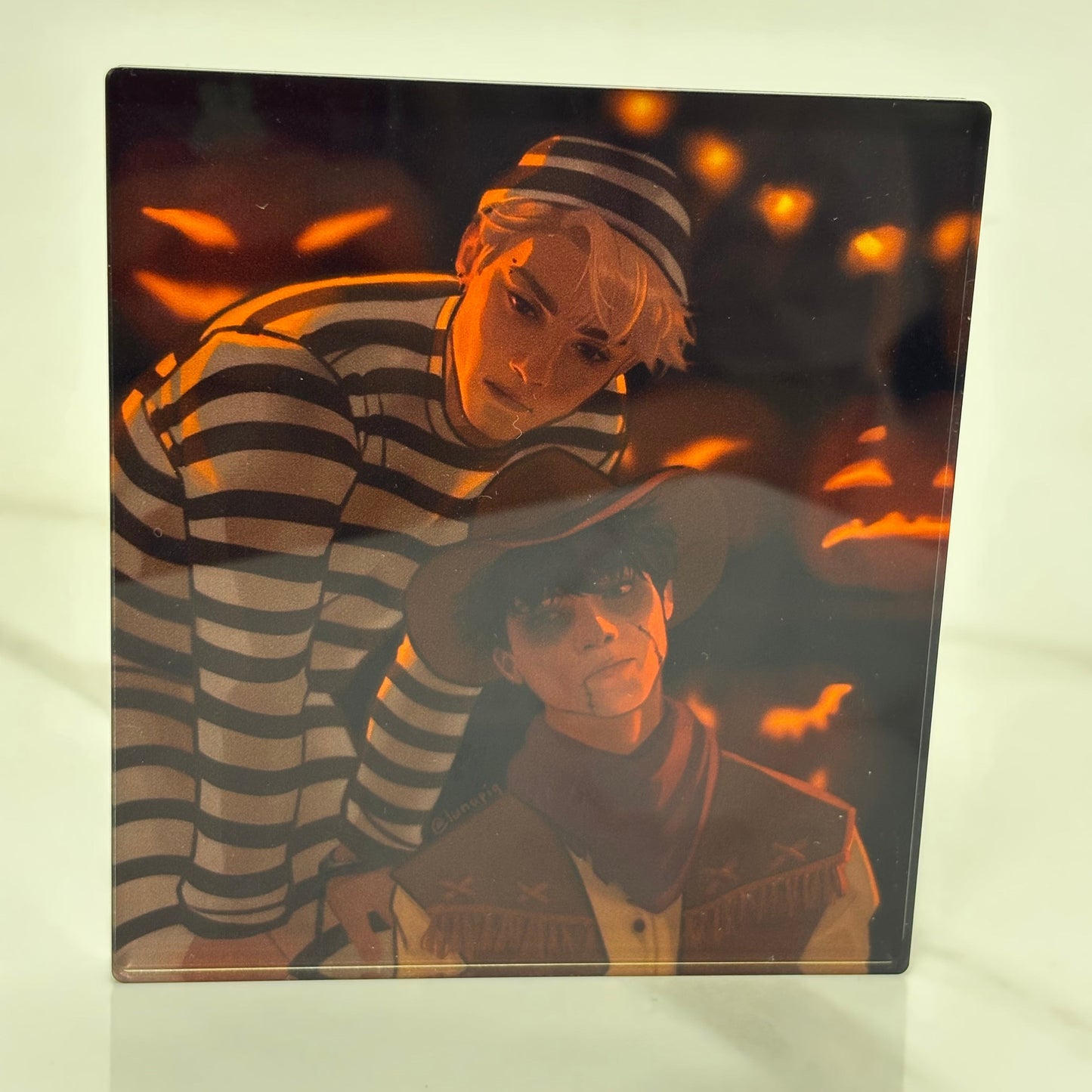 AFTG Halloween Andrew & Neil Acrylic Block