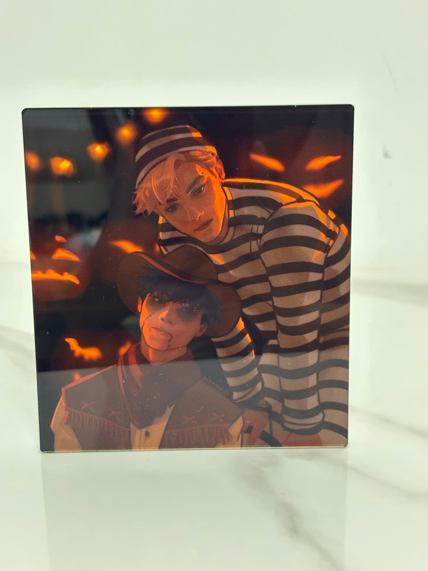 AFTG Halloween Andrew & Neil Acrylic Block