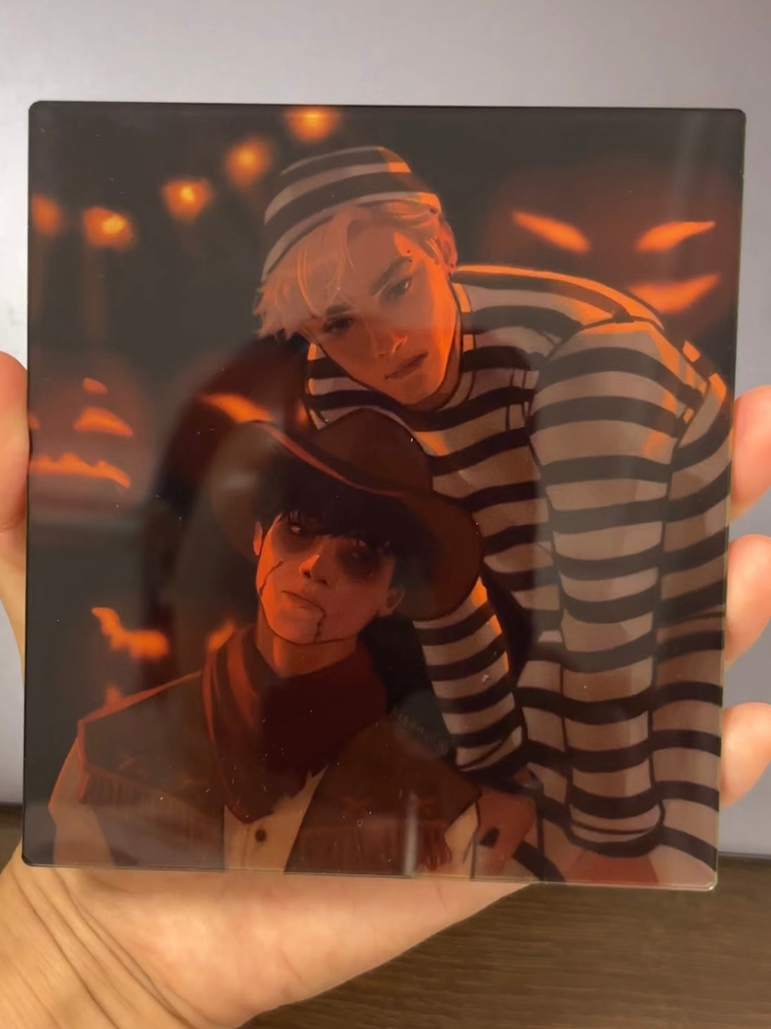 AFTG Halloween Andrew & Neil Acrylic Block