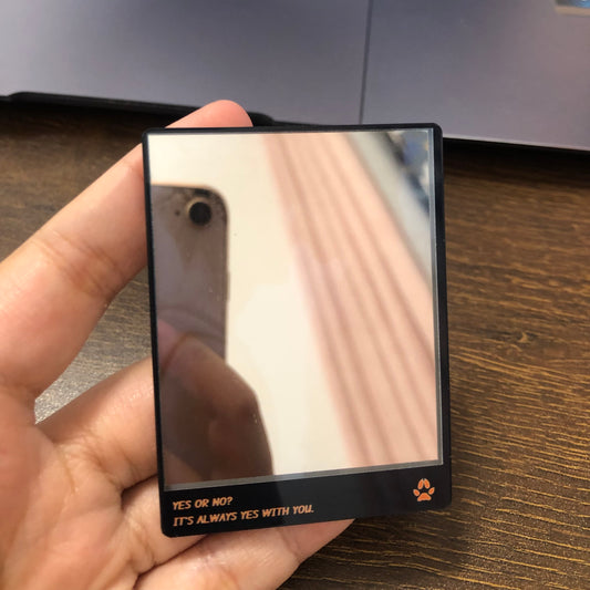 Rechteckiger AFTG-Acrylspiegel von Designer Andrew &amp; Neil