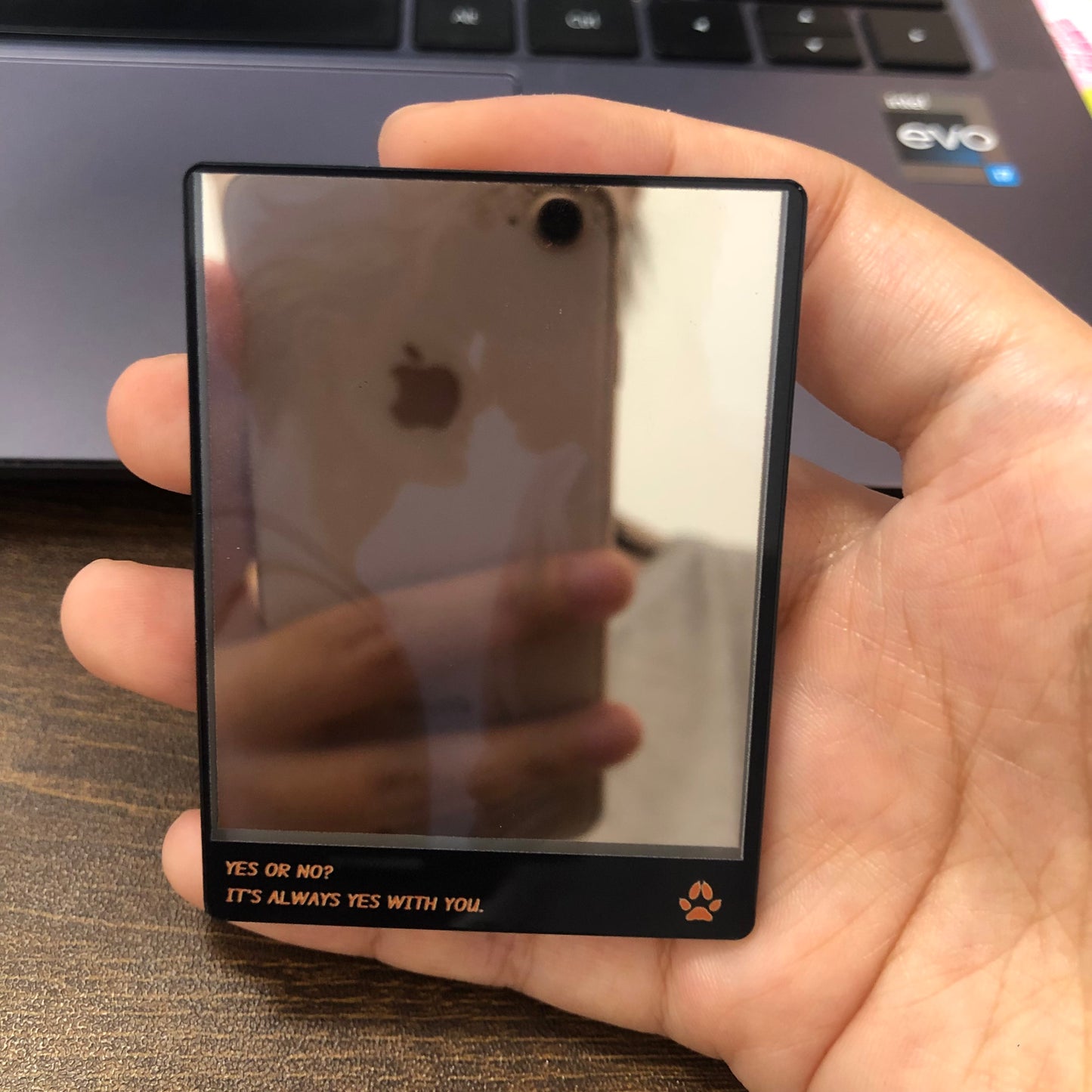 Rechteckiger AFTG-Acrylspiegel von Designer Andrew &amp; Neil