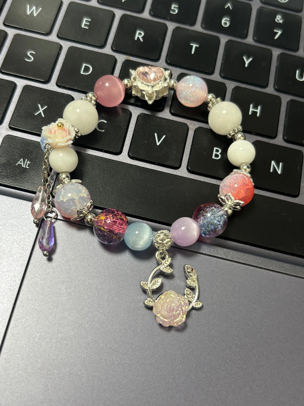 Sweet Pink Cyrene Inspired Beads Bracelets