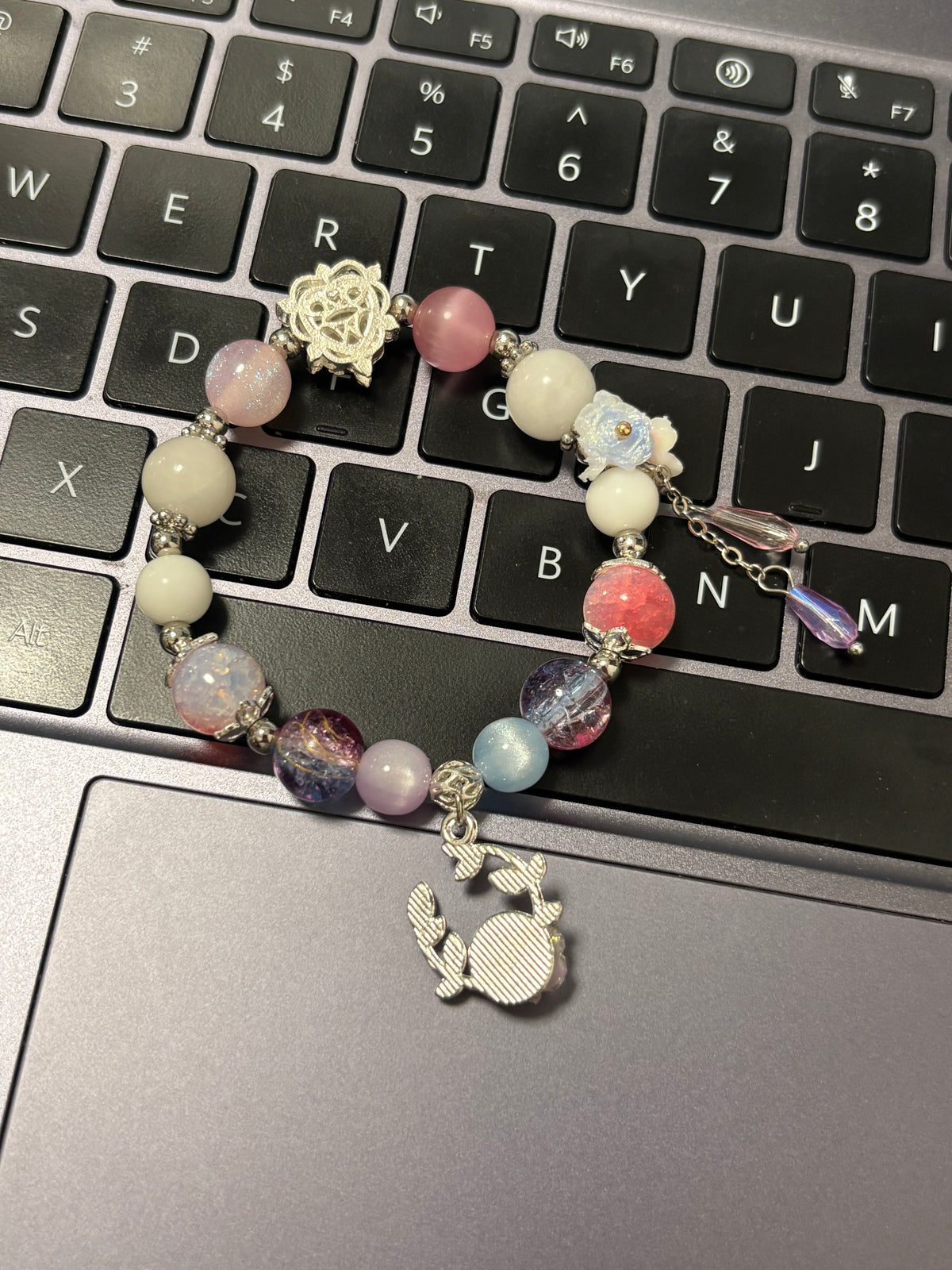 Sweet Pink Cyrene Inspired Beads Bracelets