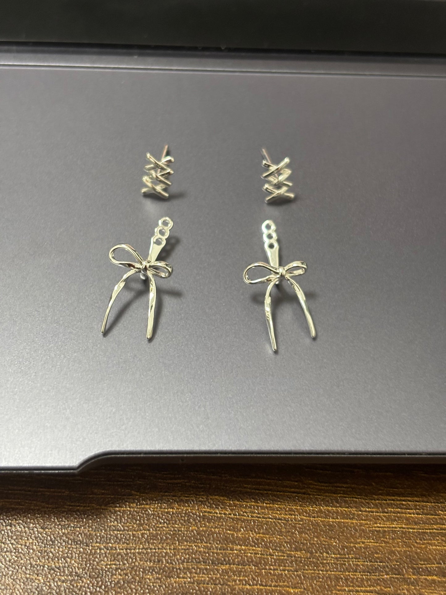 Sweet Girl Designer Bow Stud Earrings