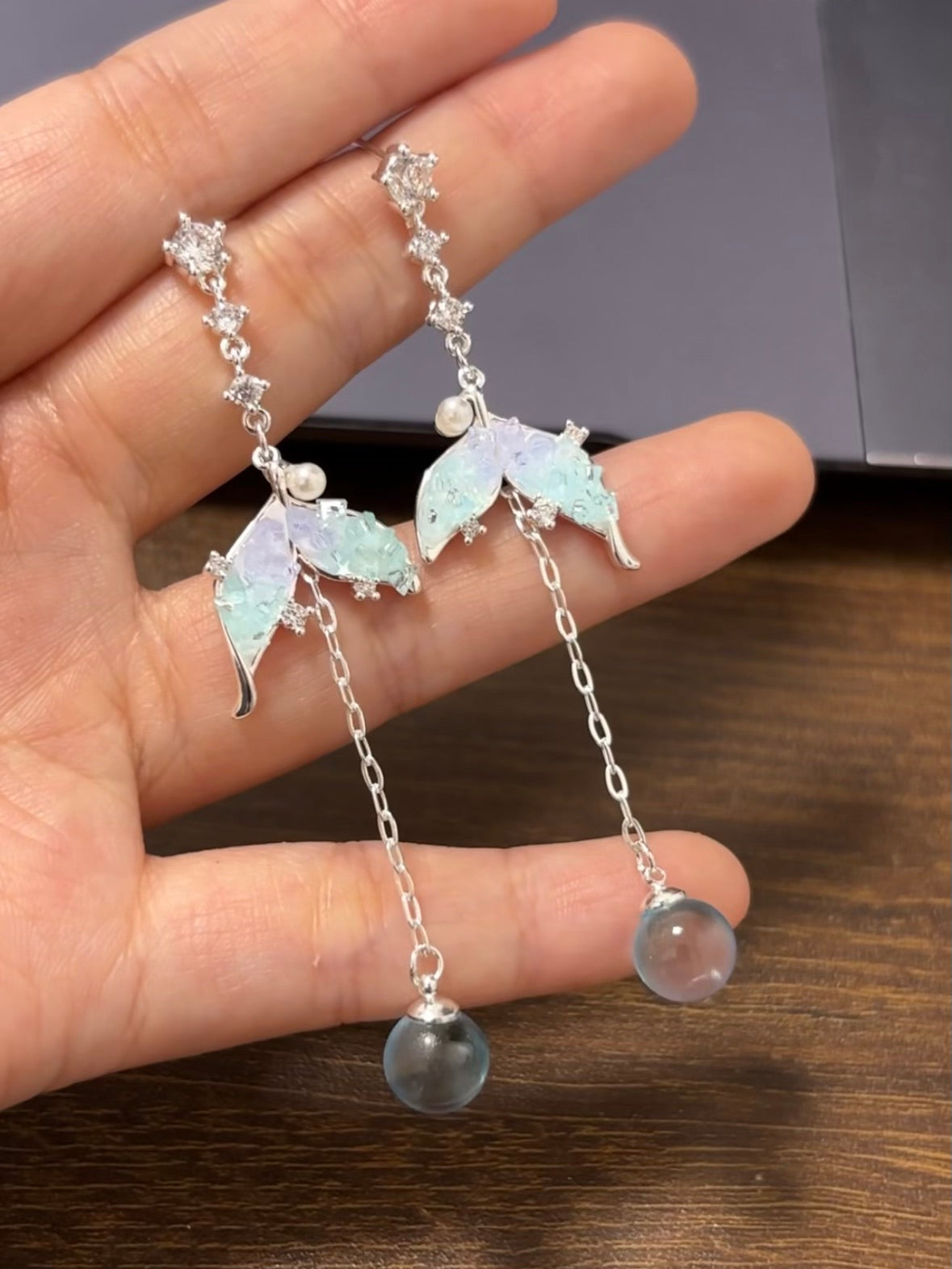 Vodyanista inspired Mermaid Stud Earrings