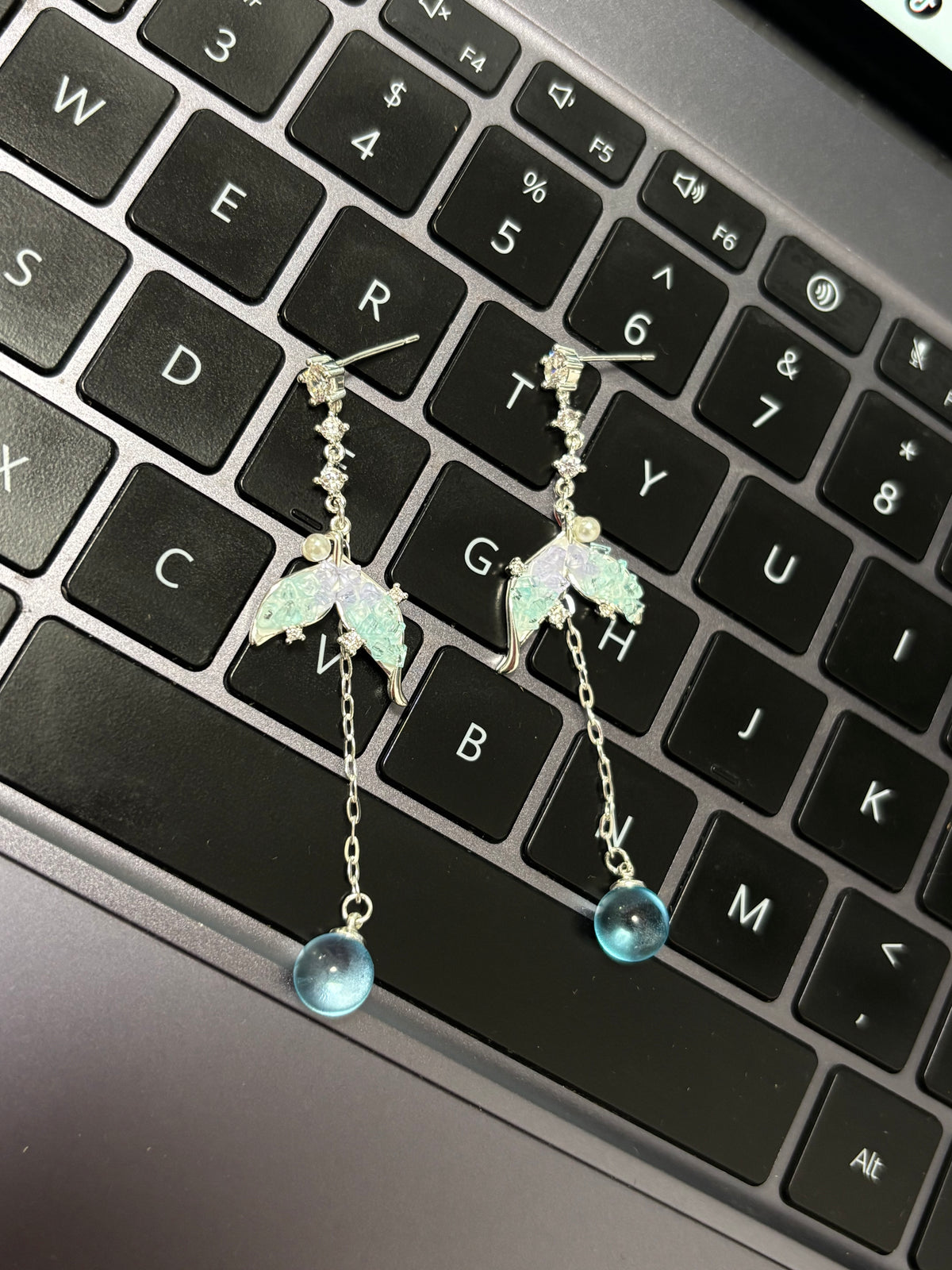 Vodyanista inspired Mermaid Stud Earrings