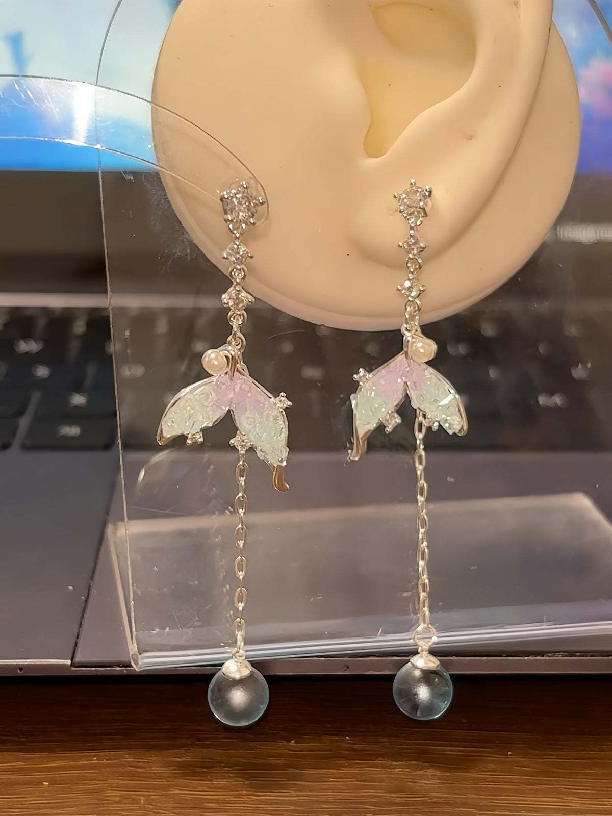 Vodyanista inspired Mermaid Stud Earrings