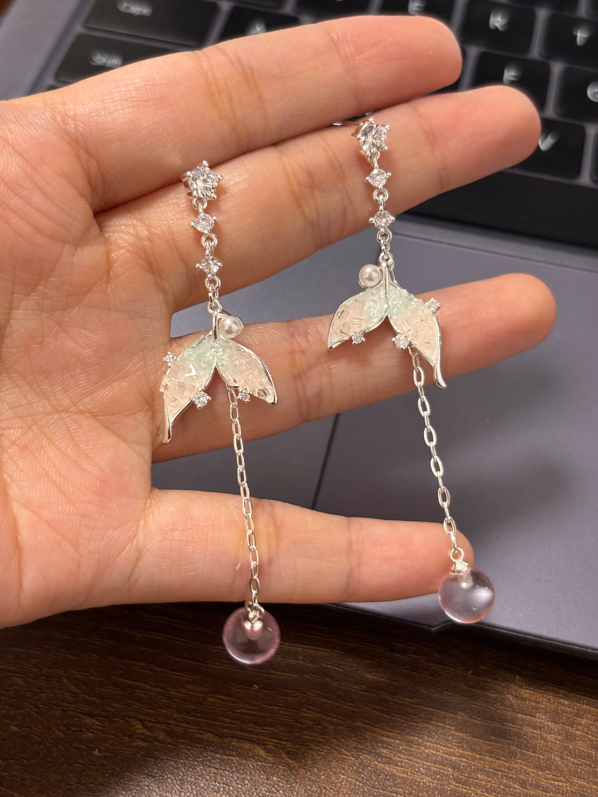 Vodyanista inspired Mermaid Stud Earrings