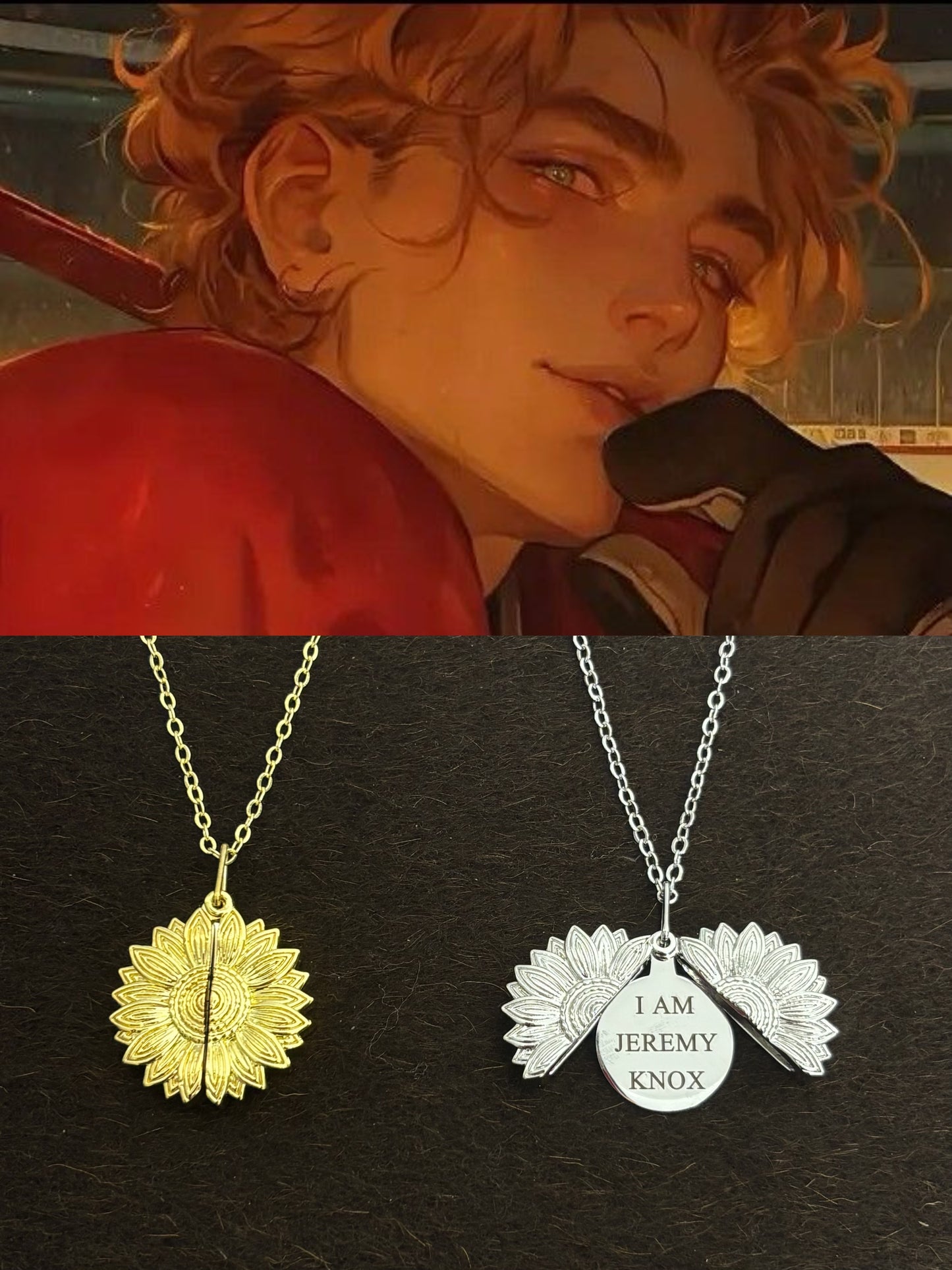 Sun Flower Jerejean Necklace