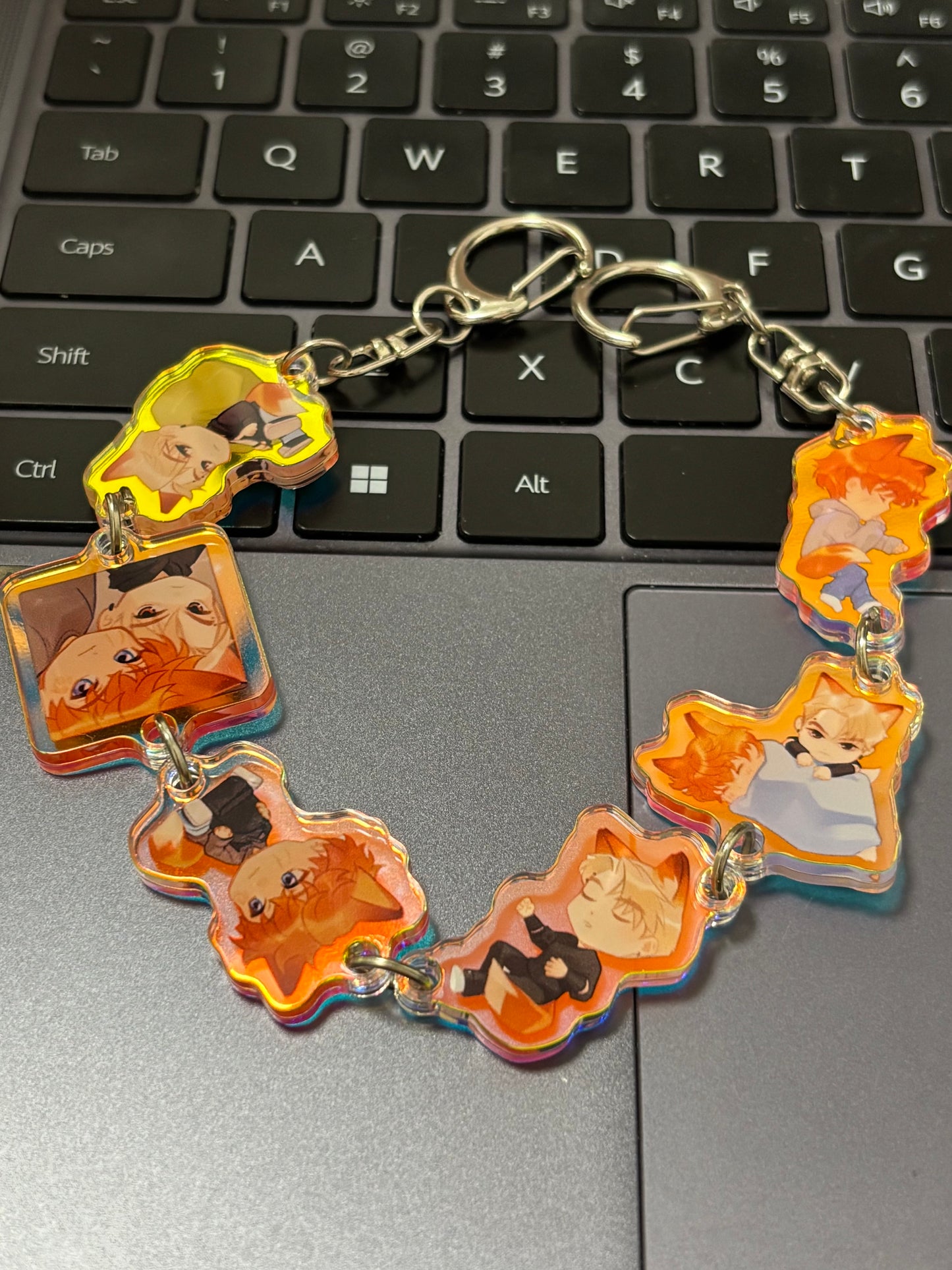 AFTG Andrew & Neil Acrylic Bag Chain