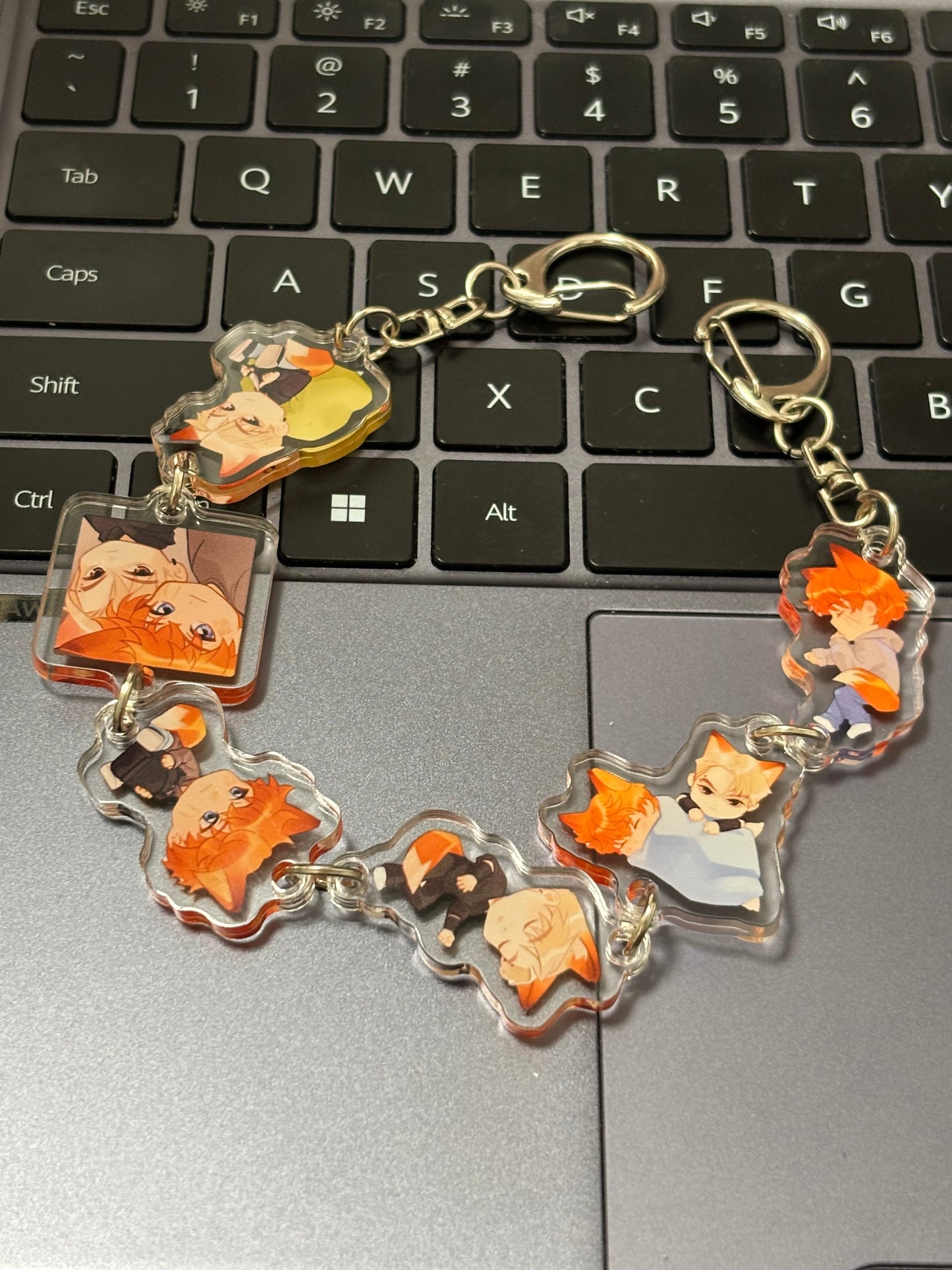 AFTG Andrew & Neil Acrylic Bag Chain
