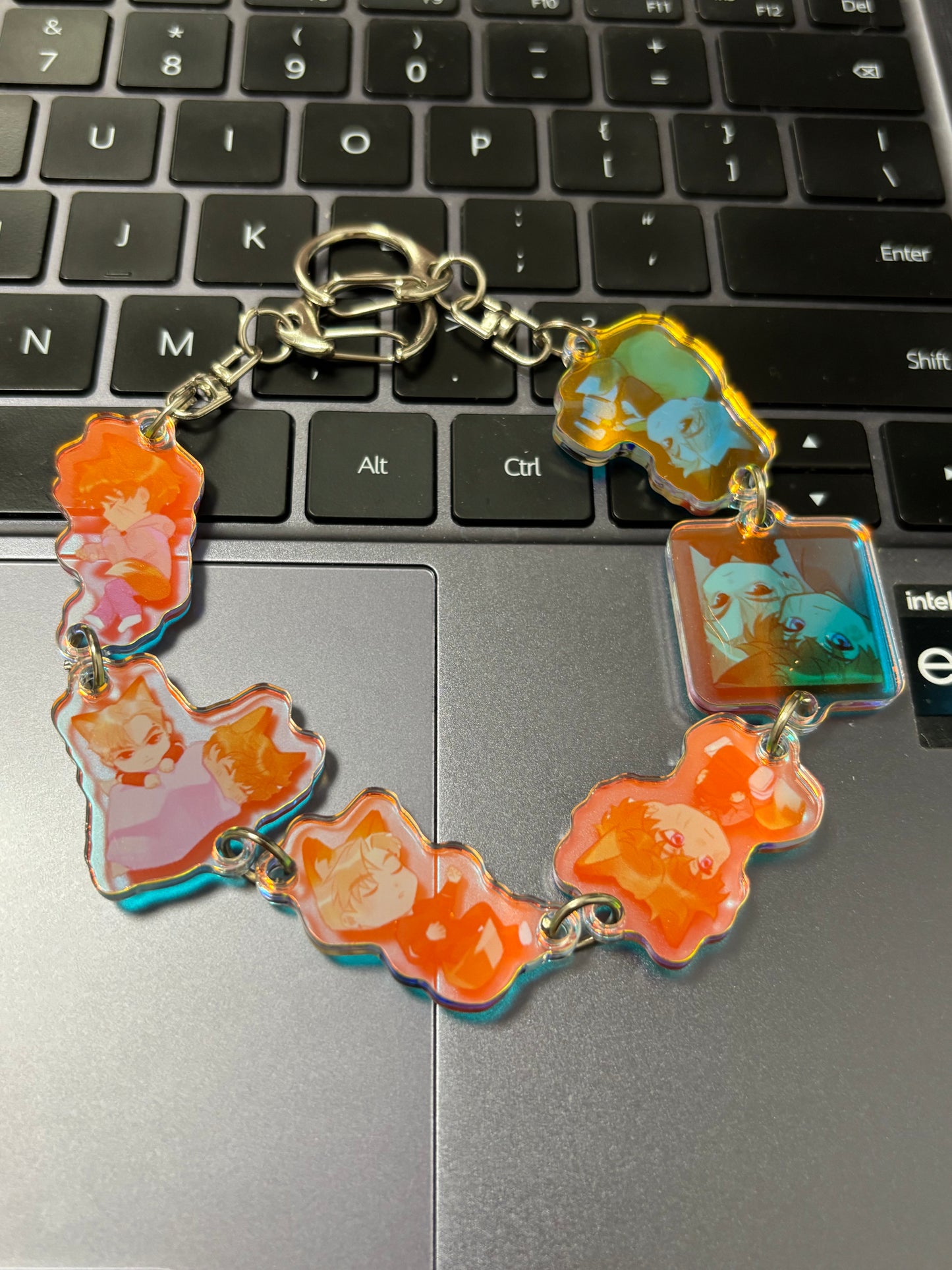 AFTG Andrew & Neil Acrylic Bag Chain