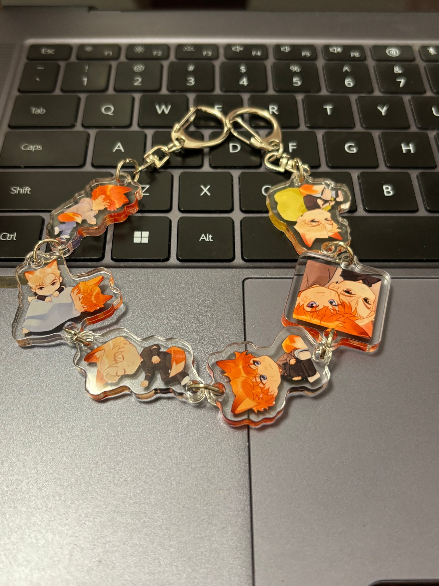 AFTG Andrew & Neil Acrylic Bag Chain