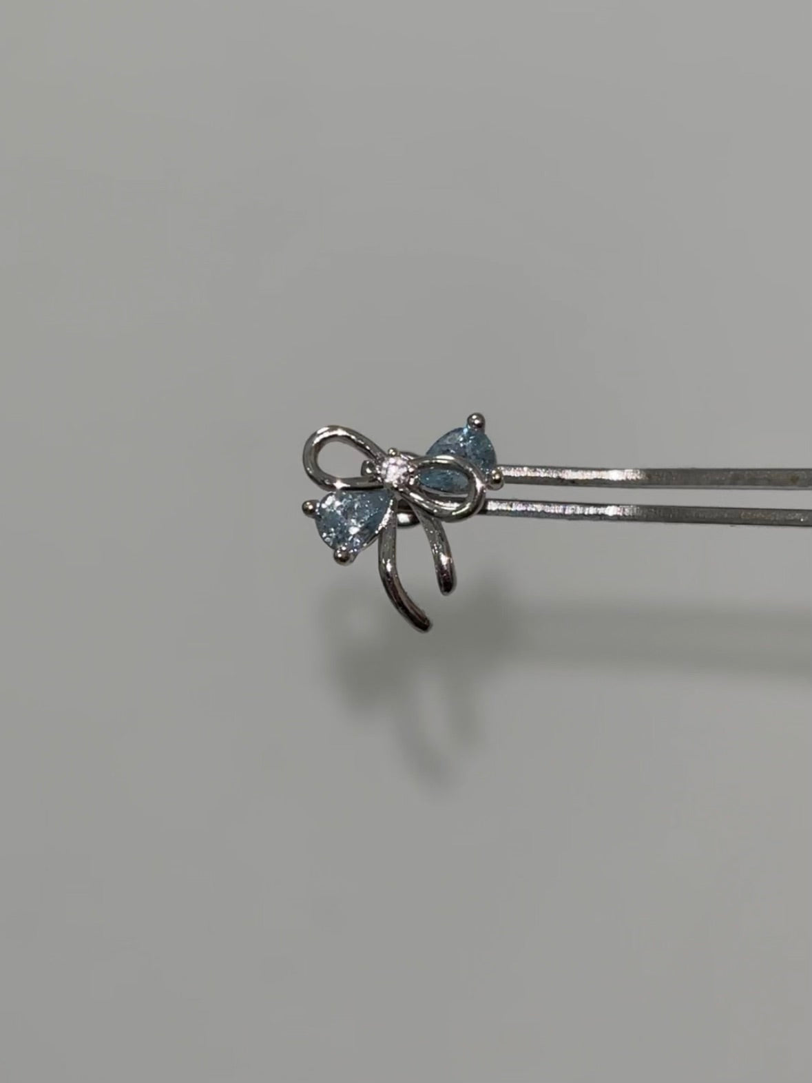 Sweet Rhinestone Bow & Mermaid Earrings for Kokomi
