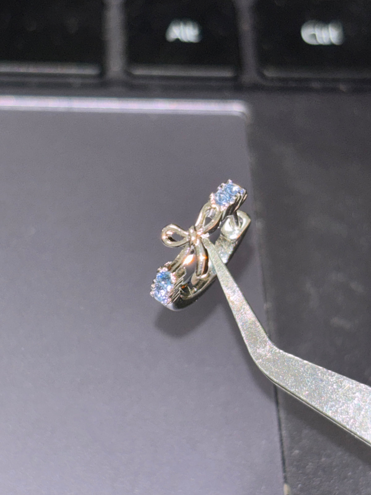 Sweet Rhinestone Bow & Mermaid Earrings for Kokomi