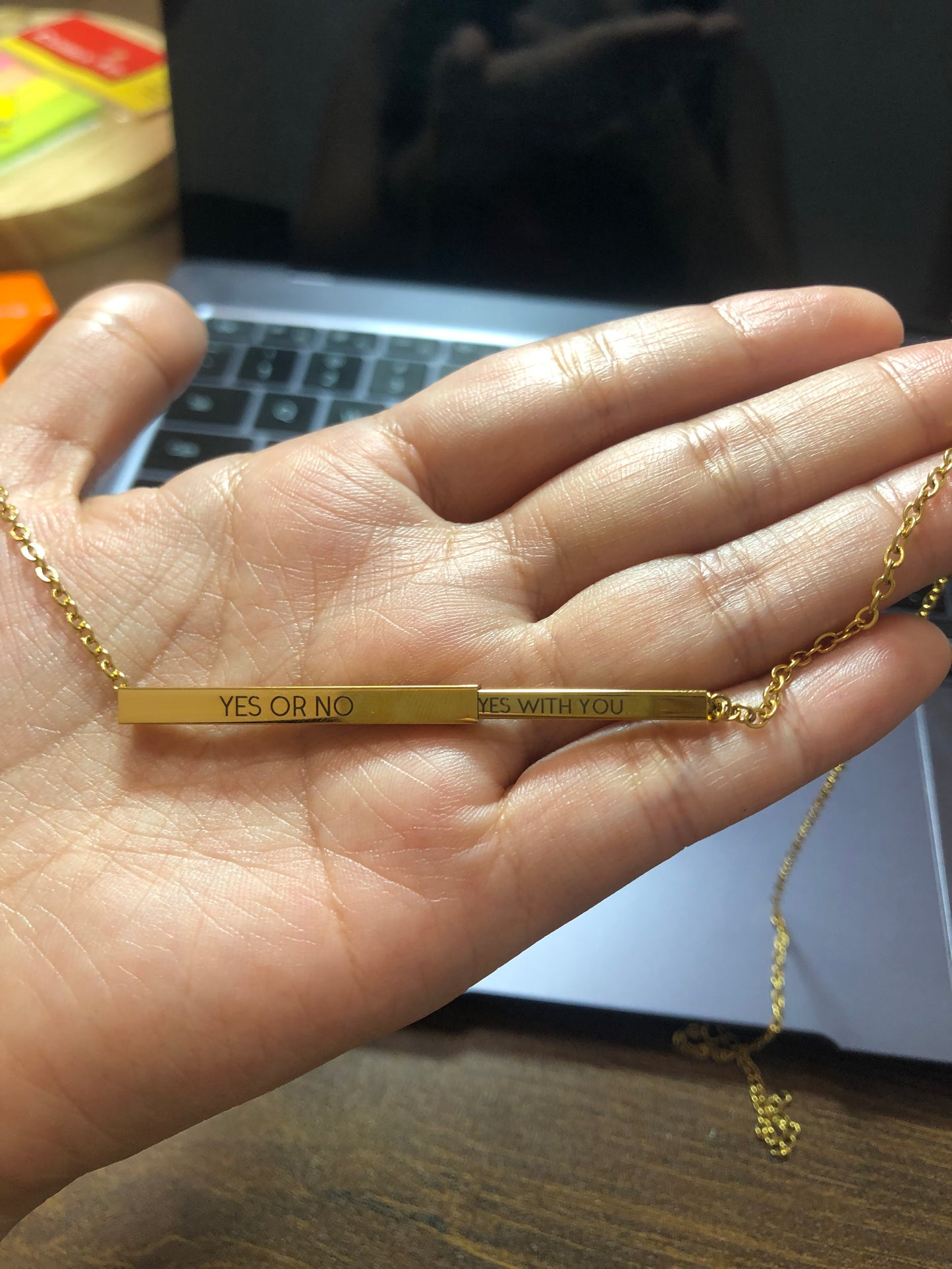 JA ODER NEIN_________ AFTG Halskette