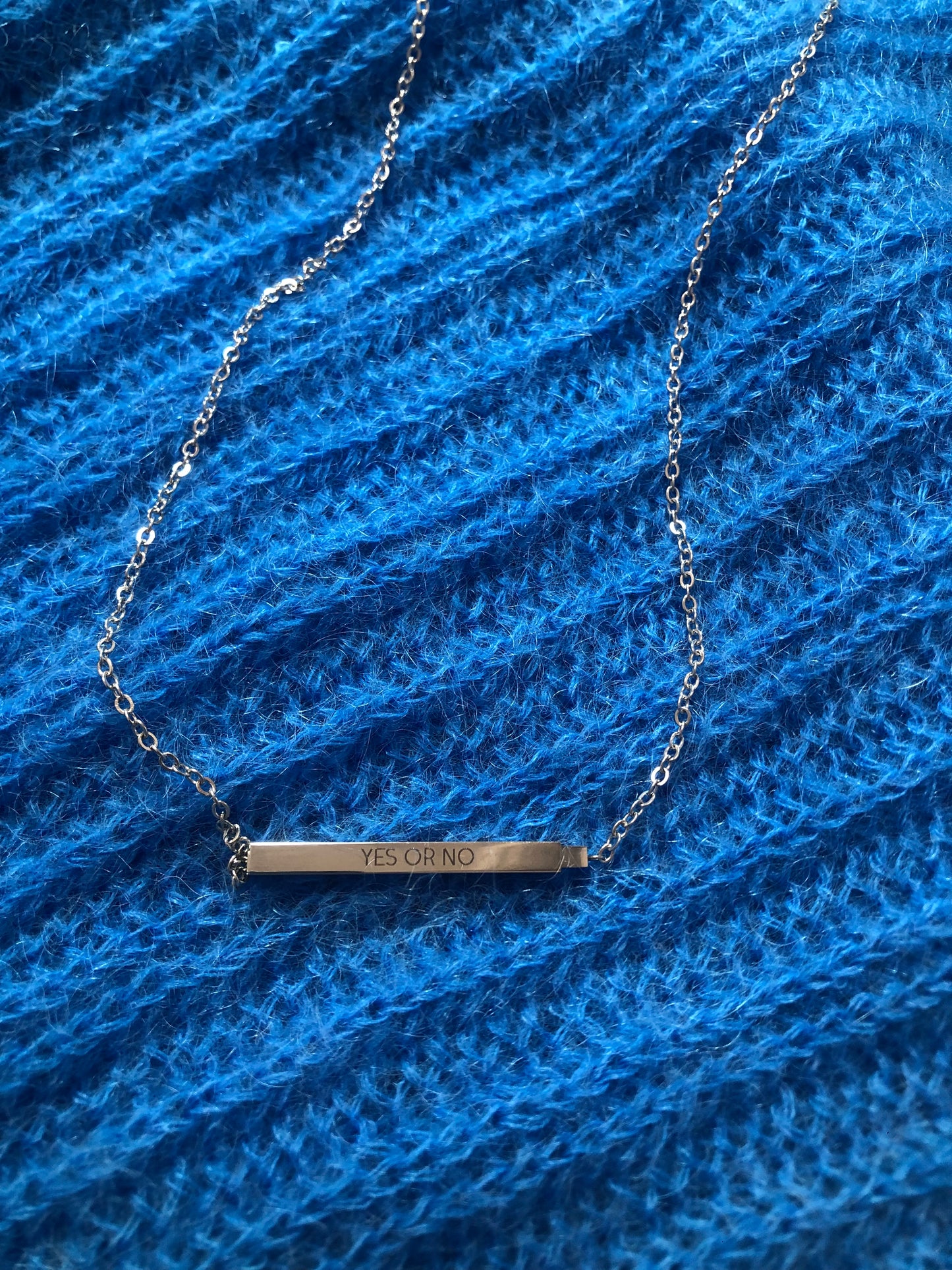JA ODER NEIN_________ AFTG Halskette