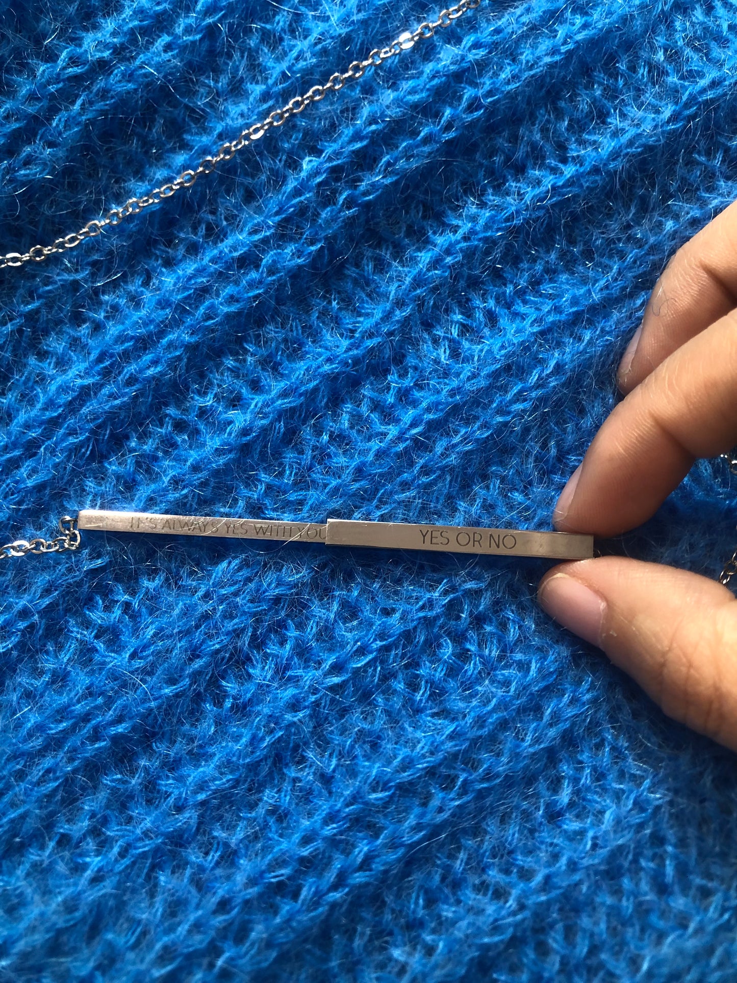 JA ODER NEIN_________ AFTG Halskette