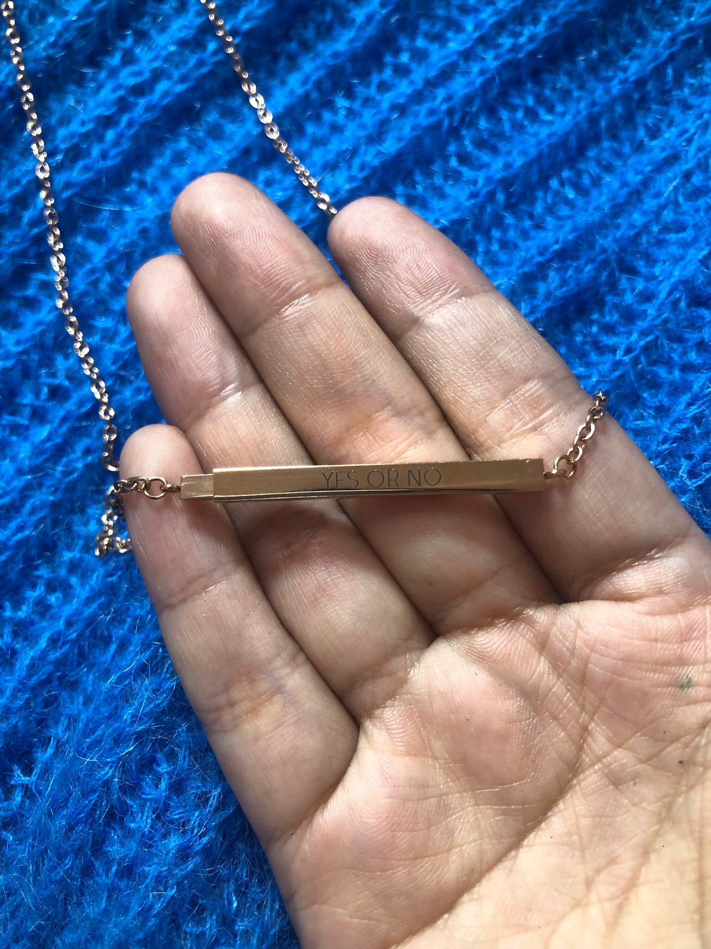 JA ODER NEIN_________ AFTG Halskette