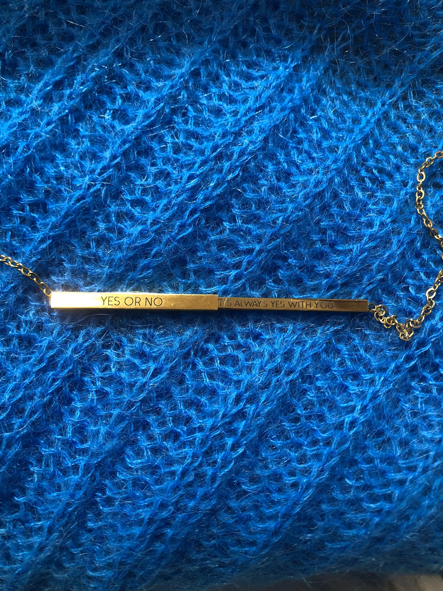 JA ODER NEIN_________ AFTG Halskette