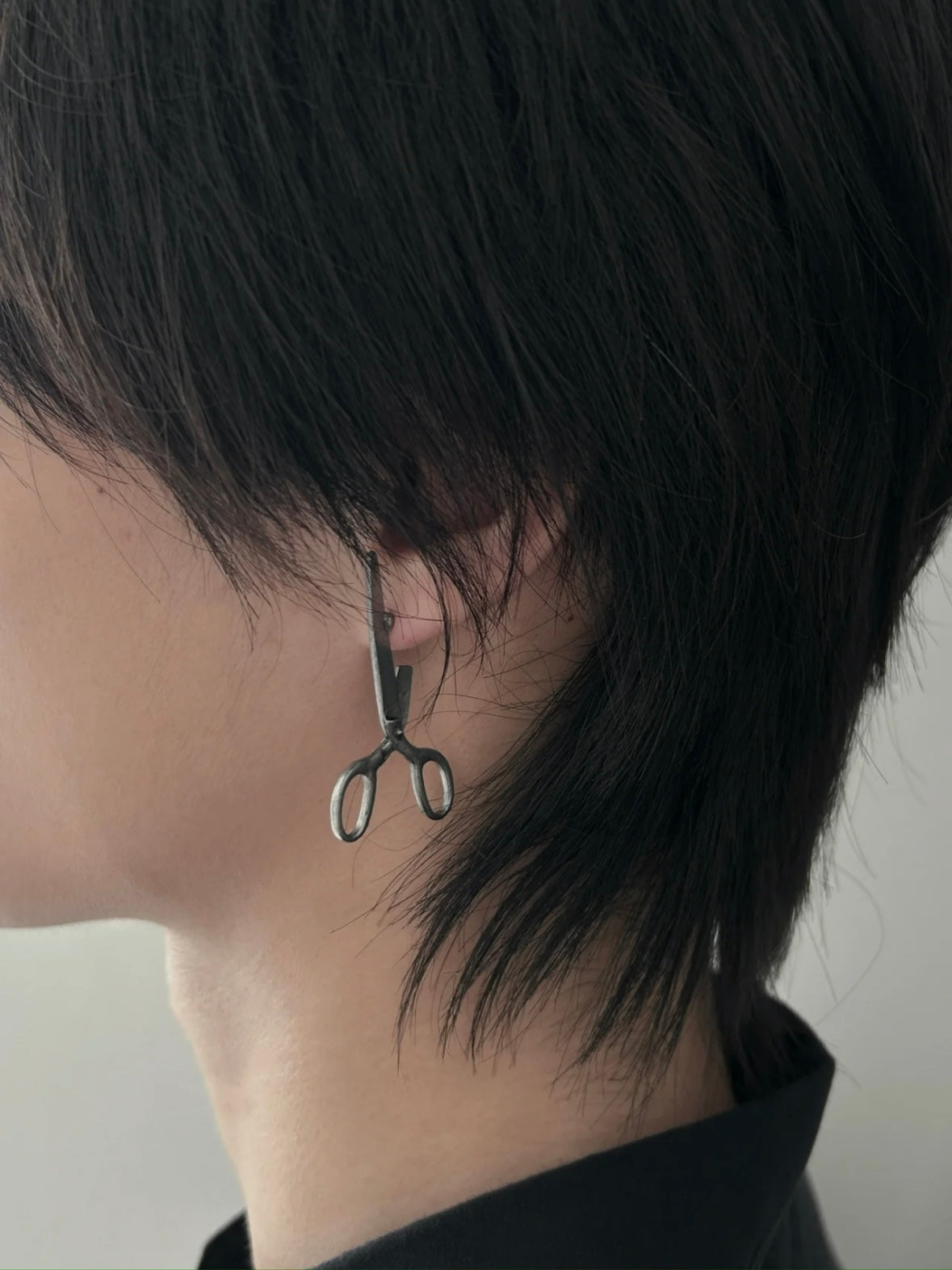 Alloy Vintage Scissor Earrings