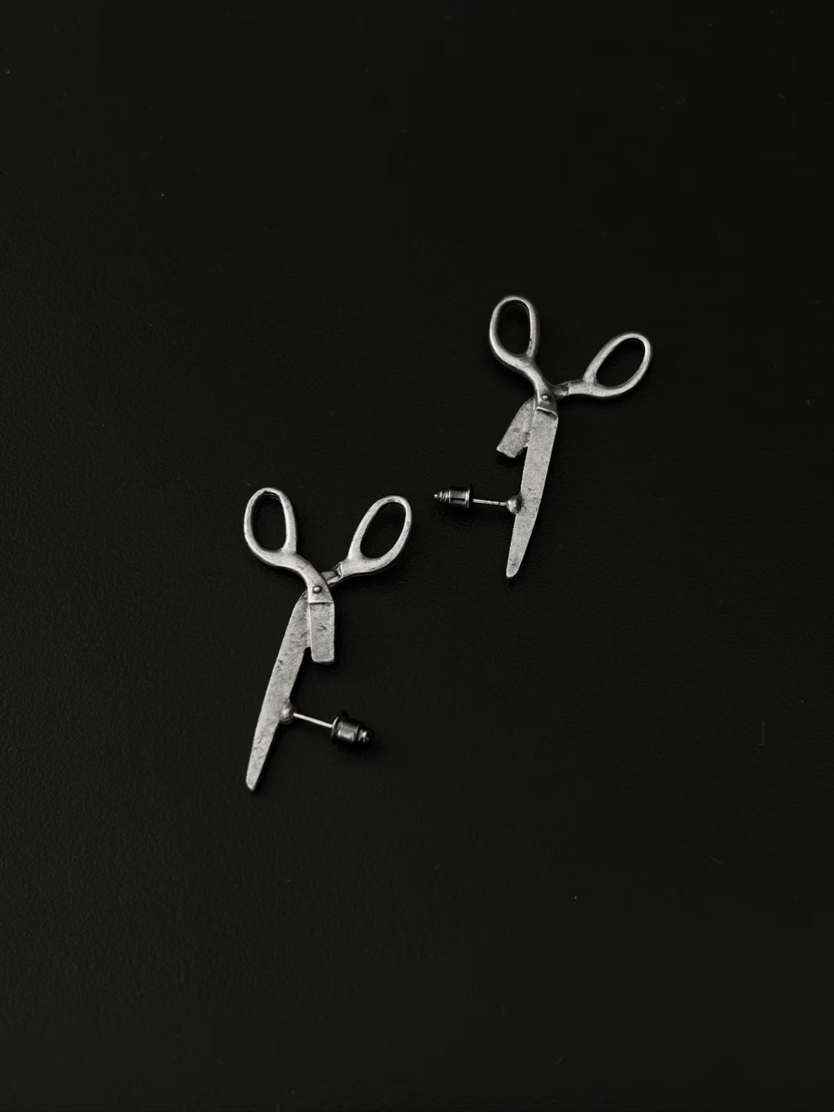 Alloy Vintage Scissor Earrings