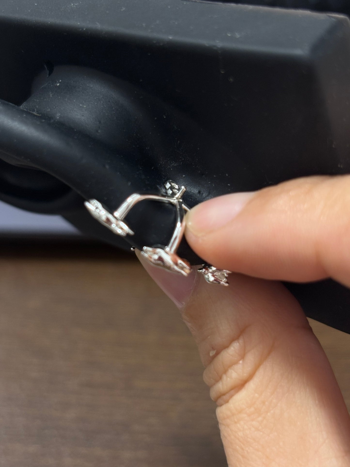 Sweet Bow & Running Rabbit Stud Earrings