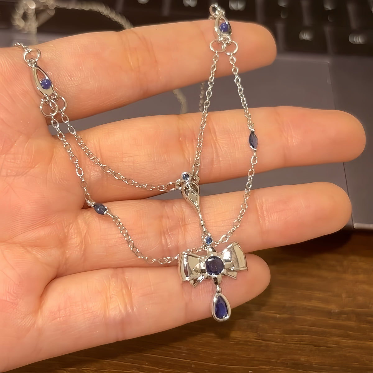 Furina Inspired Bow Necklace