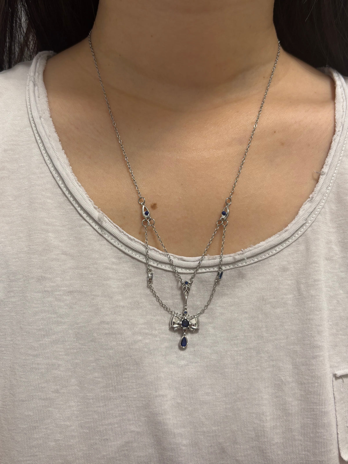 Furina Inspired Bow Necklace