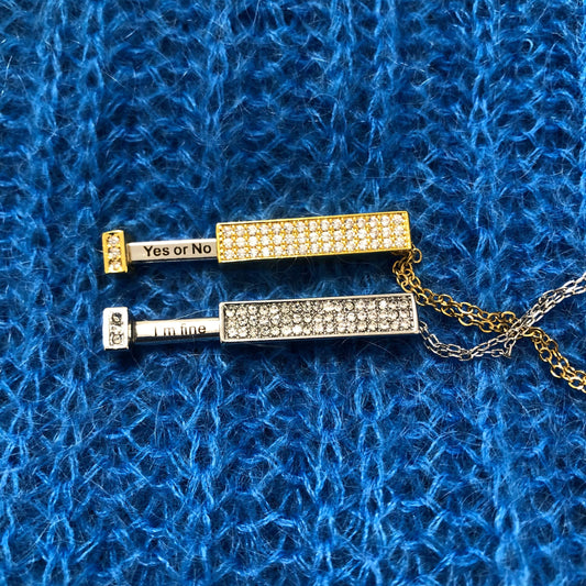 Mir geht es gut / Ja oder Nein Halskette