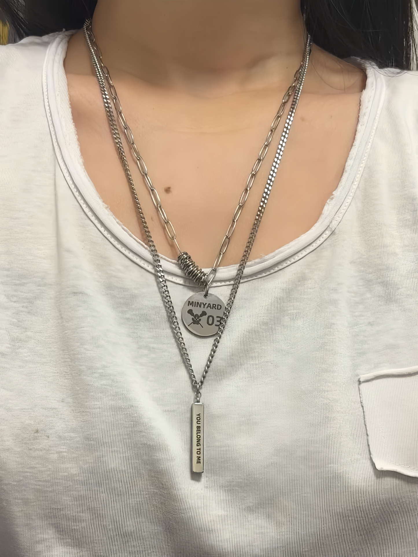 AFTG Andrew Minyard Double Layers Necklace