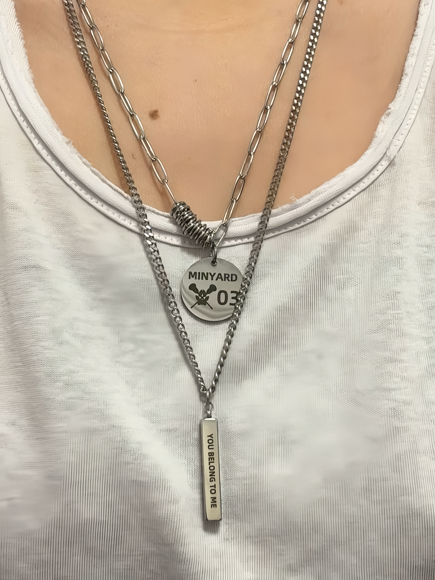 AFTG Andrew Minyard Double Layers Necklace