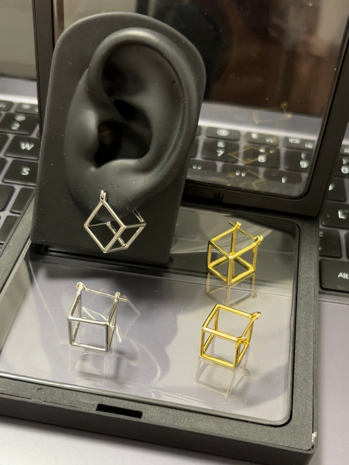 Rusty Lake Cube Earrings